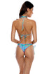 Luli Fama Ocean Breeze Crystallized Seamless Triangle Top